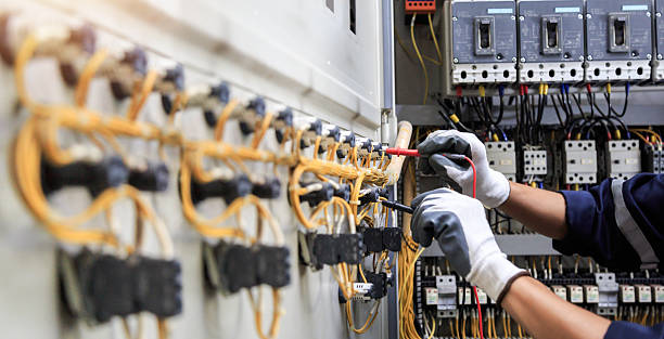 Professional Electrician technician working in Fairplains, NC
